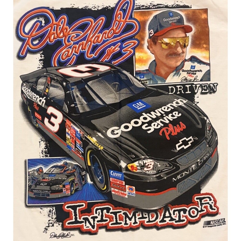 2001 Dale Earnhardt Sr Intimidator Large T-Shirt “The Final Year” DEAD-STOCK